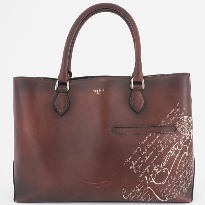 楽天市場】ベルルッティ BERLUTI トートバッグ メンズ ブラウン トゥ  