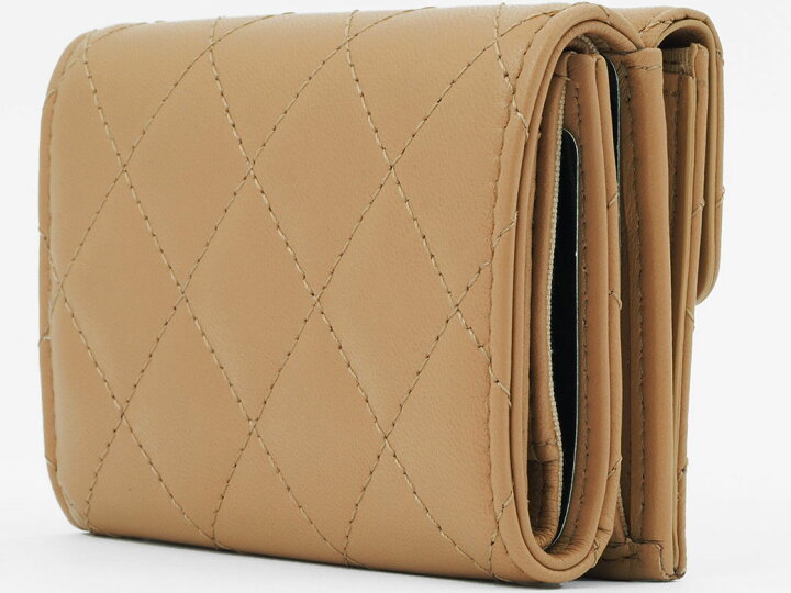 楽天市場】シャネル CHANEL 財布 三つ折り マトラッセ スモール 