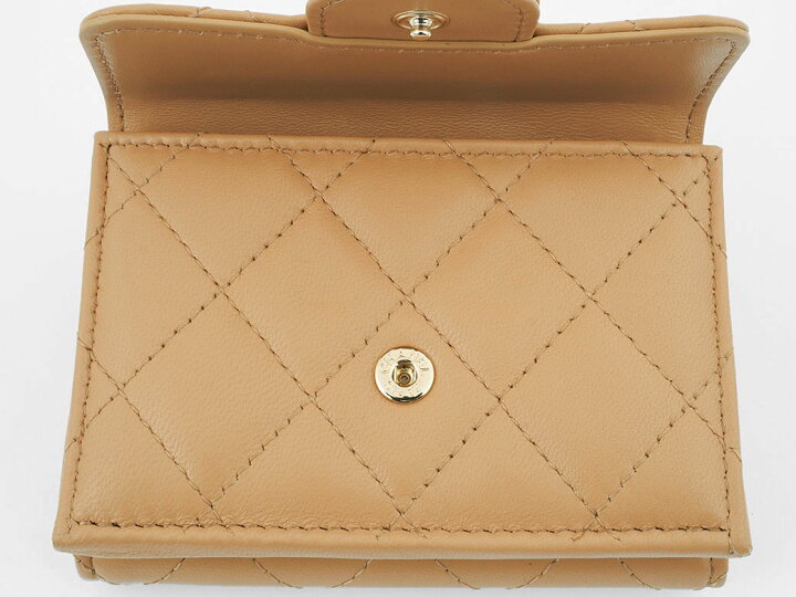 楽天市場】シャネル CHANEL 財布 三つ折り マトラッセ スモール 