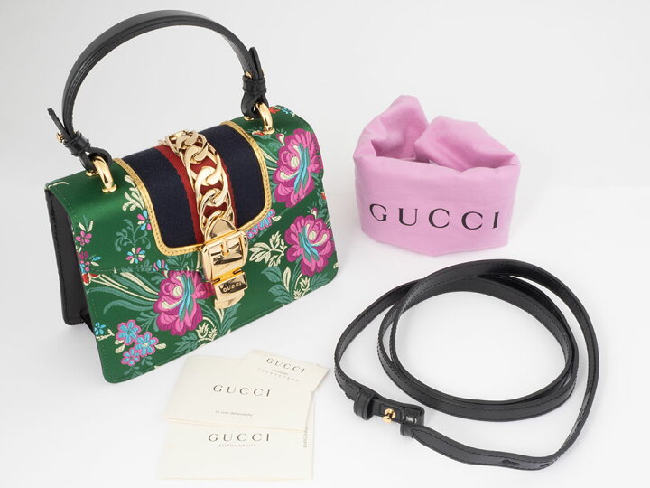 楽天市場】グッチ GUCCI ショルダーバッグ 斜め掛け 中古 シルヴィ 