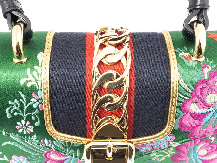 楽天市場】グッチ GUCCI ショルダーバッグ 斜め掛け 中古 シルヴィ 