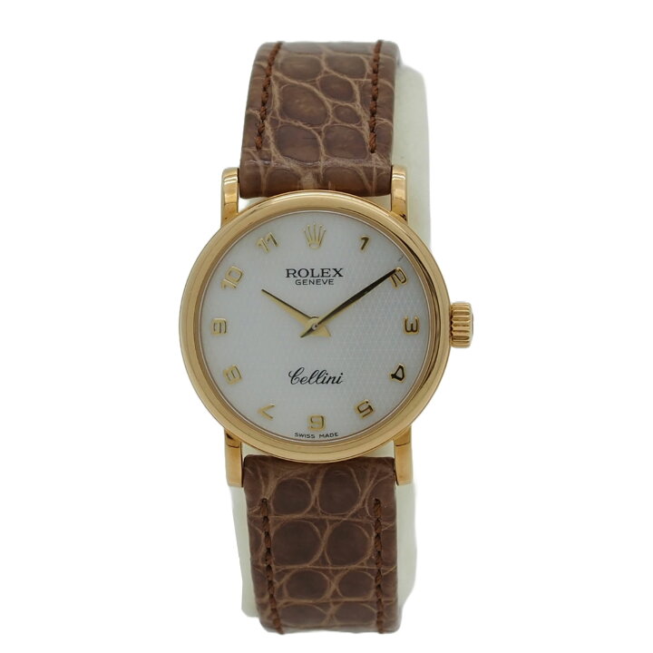 楽天市場】ロレックス チェリーニ 26MM 腕時計 6110 ゴールド K番  