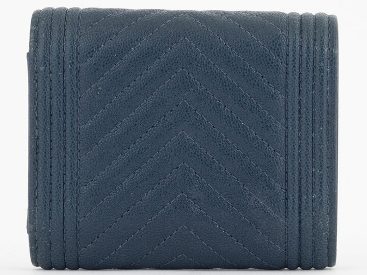 楽天市場】シャネル CHANEL 財布 三つ折り ボーイシャネル キャビア 