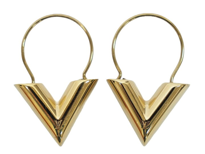 楽天市場】ルイヴィトン ピアス エセンシャルV M61088 ゴールド 金属  