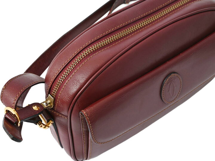 楽天市場】カルティエ Cartier バッグ 中古 マストライン ショルダー 