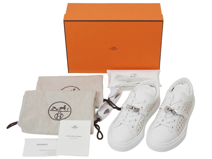 楽天市場】エルメス HERMES スニーカー デイ 靴 ホワイト H241184Z 