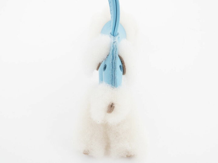 楽天市場】エルメス HERMES チャーム バディ 犬 ブルー系 レザー 