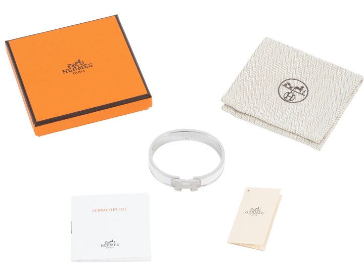 楽天市場】エルメス HERMES ブレスレット バングル クリックH エナメル 