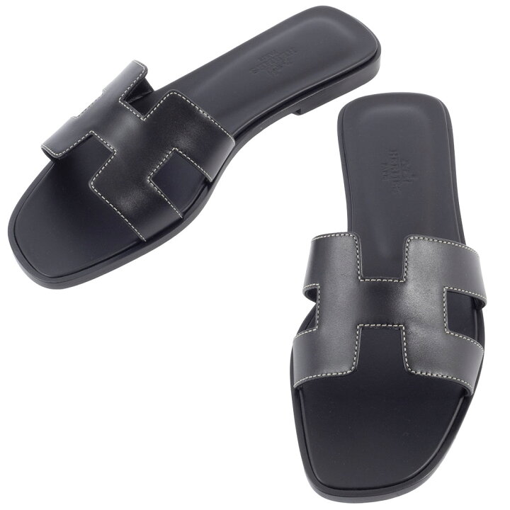 楽天市場】エルメス HERMES サンダル レディース オラン 37.5 24cm 靴  