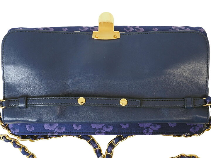 楽天市場】プラダ PRADA チェーン ショルダーバッグ 中古 ナイロン 
