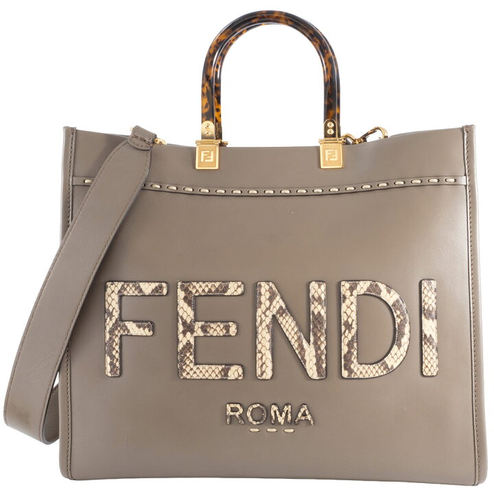 楽天市場】フェンディ FENDI サンシャイン ミディアム バッグ レザー 