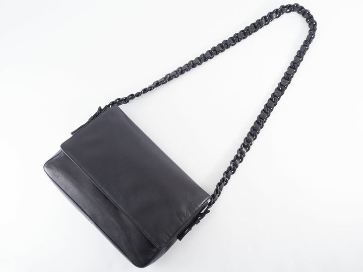 楽天市場】プラダ PRADA プラスチック チェーン ショルダーバッグ 中古 