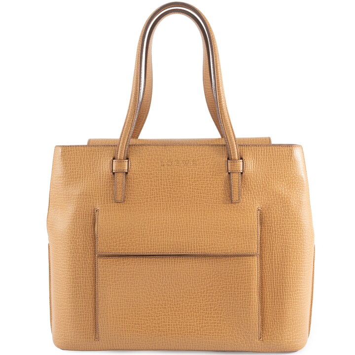 楽天市場】ロエベ LOEWE トートバッグ 中古 ヴィンテージ 型押し 