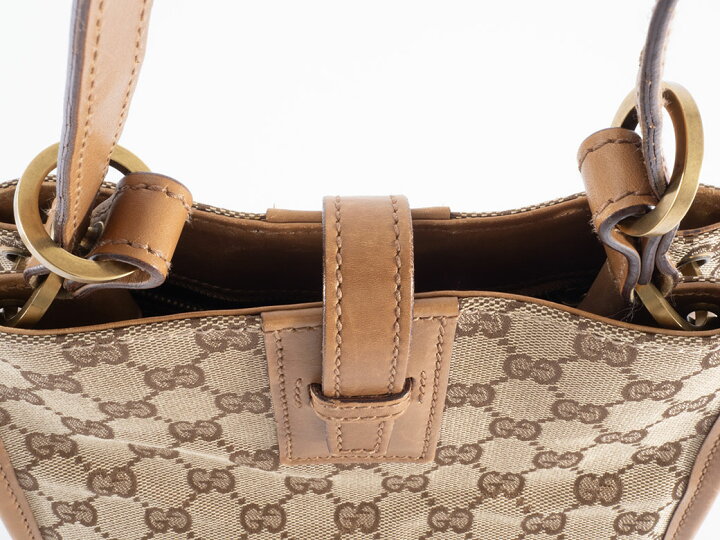 楽天市場】グッチ GUCCI ショルダーバッグ 斜め掛け 中古 GGキャンバス 