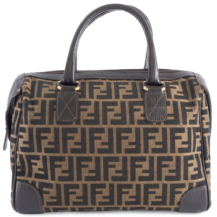 楽天市場】フェンディ FENDI ズッカ バッグ キャンバス レザー 