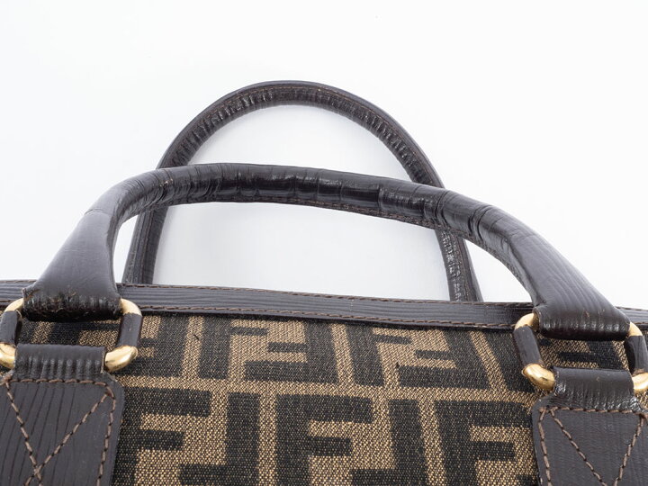 楽天市場】フェンディ FENDI ズッカ バッグ 中古 キャンバス レザー 