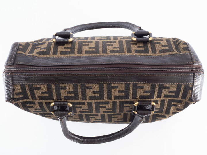 楽天市場】フェンディ FENDI ズッカ バッグ 中古 キャンバス レザー 