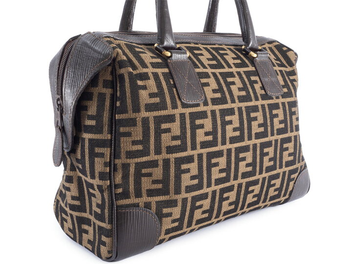 楽天市場】フェンディ FENDI ズッカ バッグ キャンバス レザー 