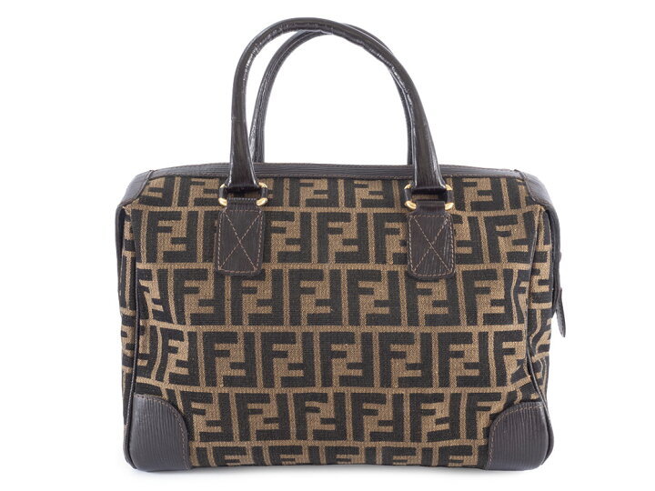 楽天市場】フェンディ FENDI ズッカ バッグ 中古 キャンバス レザー 