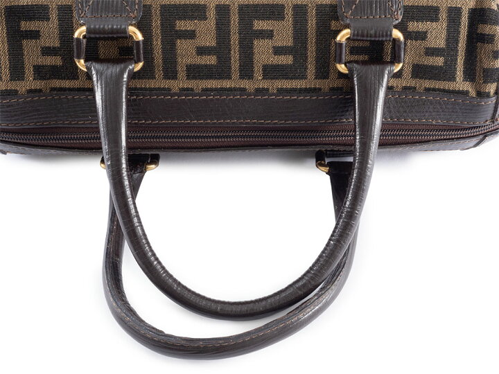楽天市場】フェンディ FENDI ズッカ バッグ 中古 キャンバス レザー 