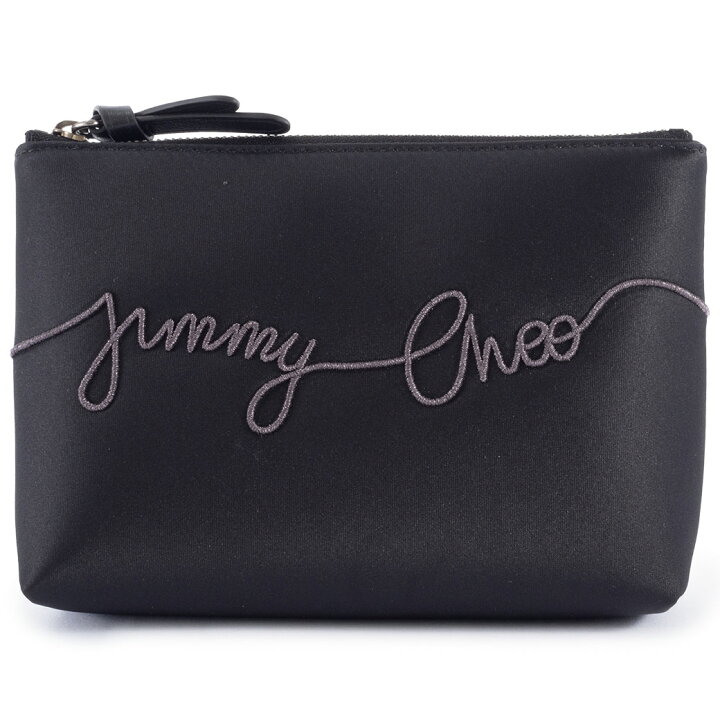楽天市場】ジミーチュウ JIMMY CHOO ロゴ ポーチ 小物入れ ブラック 黒 