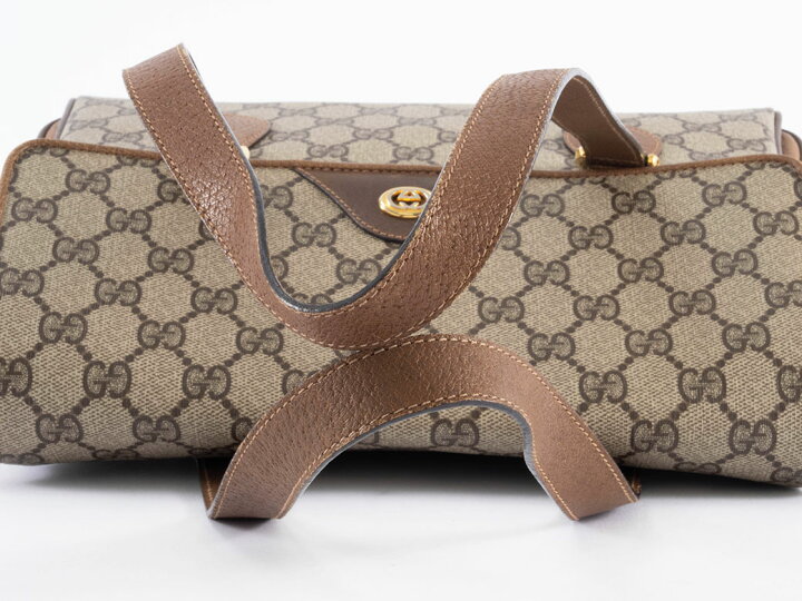 楽天市場】グッチ GUCCI バッグ 中古 GGプラス ハンドバッグ ベージュ