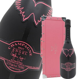 エンジェル ヘイロー ピンク 750ml ケース付 シャンパン 光るボトル ANGEL NV Brut HALO Pink【未開栓】【中古】【二次流通品】