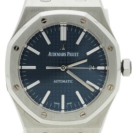 オーデマピゲ AUDEMARS PIGUET ロイヤルオーク 41mm メンズ 中古 自動巻き 腕時計 ブルー オートマティック ROYAL OAK 美品