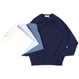 FILIPPO DE LAURENTIIS フィリッポ デ ラウレンティス Uネック長袖Tシャツ GC1MLR2A CR12R メンズ コットン トップス イタリア製 並行輸入品 ラッピング無料 送料無料 33005