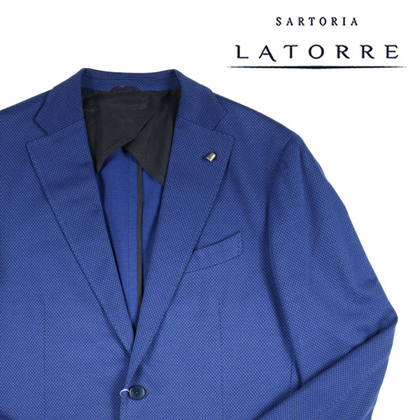 【52】 Sartoria Latorre サルトリア・ラトーレ ジャケット メンズ ブルー 青 並行輸入品 メンズファッション 男性用 ビジネス アウター トップス 大きいサイズ 日本未入荷 ラッピング無料 送料無料