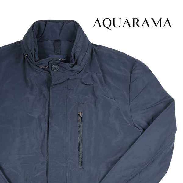 【48】 AQUARAMA アクアラマ ブルゾン メンズ ネイビー 紺 並行輸入品 メンズファッション 男性用 ビジネス アウター トップス 日本未入荷 ラッピング無料 送料無料