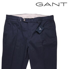 【楽天スーパーSALE対象商品】 【54】 GANT ガント コットンパンツ 1504944 2XLサイズ相当 メンズ 秋冬 ネイビー 紺 コットン ズボン 大きいサイズ 並行輸入品 ラッピング無料 送料無料 W16964 uts2420