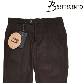 B SETTECENTO ビーセッテチェント スラックス JR7064444 メンズ 秋冬 ブラウン 茶 ウール ズボン 並行輸入品 ラッピング無料 送料無料 18301br uts2420