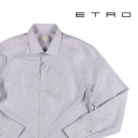 【44】 ETRO エトロ 長袖シャツ 11451 3XLサイズ相当 メンズ ホワイト 白 コットン カジュアルシャツ 大きいサイズ イタリア製 並行輸入品 ラッピング無料 送料無料 A22406 uts2420