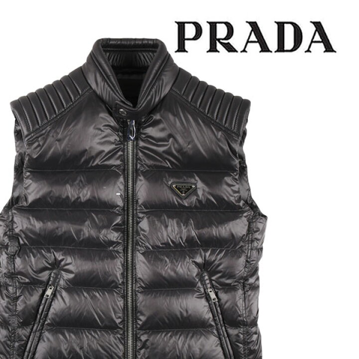 楽天市場】【48】 PRADA プラダ ダウンベスト SGB628 Lサイズ相当 