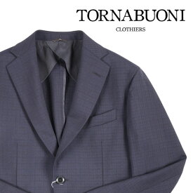 TORNABUONI トルナブォーニ ジャケット 24006 メンズ 春夏 ネイビー 紺 チェック ウール アウター トップス イタリア製 並行輸入品 ラッピング無料 送料無料 22747