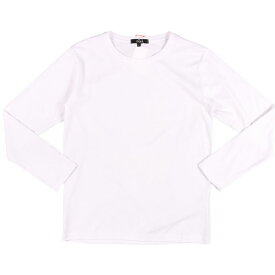 OJI オージ Uネック長袖Tシャツ メンズ ホワイト 白 コットン トップス イタリア製 並行輸入品 ラッピング無料 送料無料 24550wh