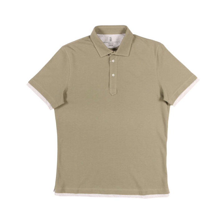 楽天市場】【M】 BRUNELLO CUCINELLI ブルネロクチネリ 半袖ポロシャツ 