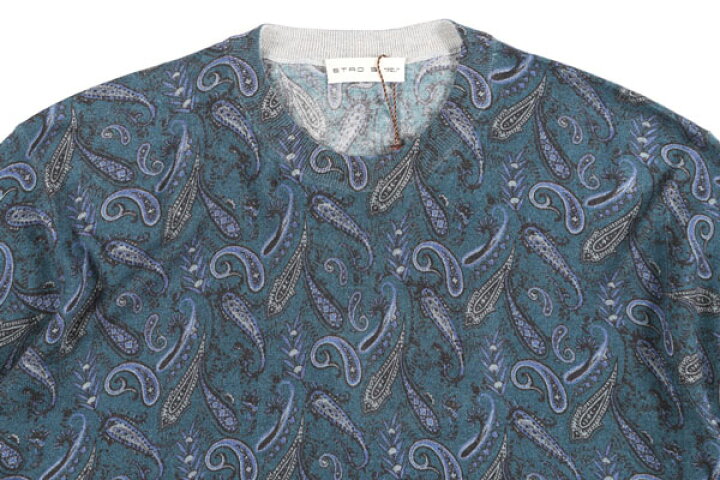 楽天市場】【S】 ETRO エトロ 丸首セーター 1M064 Mサイズ相当 
