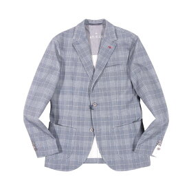 【楽天スーパーSALE 20%OFF】 【48】 AT.P.CO アティピコ ジャケット A242ALAN60 Lサイズ相当 グレー 灰色 チェック コットン アウター トップス 並行輸入品 ラッピング無料 送料無料 A31389