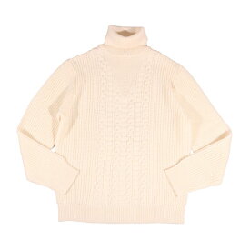 【54】 roberto collina ロベルトコリーナ タートルネックセーター RM02303 3XLサイズ相当 秋冬 ホワイト 白 ウール ニット 大きいサイズ イタリア製 並行輸入品 ラッピング無料 送料無料 W32060