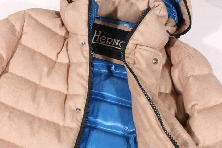 楽天市場】HERNO ヘルノ ダウンジャケット PI0009UNW シルク カシミヤx 