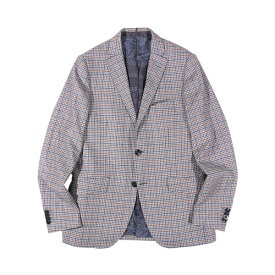 【48】 ETRO エトロ ジャケット 202 E1187 Q0176 020003 Lサイズ相当 秋冬 グレー 灰色 チェック シルク アウター トップス イタリア製 並行輸入品 ラッピング無料 送料無料 W33807