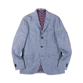 【48】 ETRO エトロ ジャケット 131 U1187 112510 00103 Lサイズ相当 春夏 ブルー 青 アセテート アウター トップス イタリア製 並行輸入品 ラッピング無料 送料無料 S33808