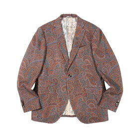 【50】 ETRO エトロ ジャケット 202 E1187 Q0176 020003 XLサイズ相当 秋冬 ブラウン 茶 ペイズリー アウター トップス イタリア製 並行輸入品 ラッピング無料 送料無料 W33810