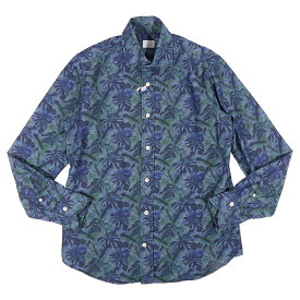 CALIBAN カリバン 長袖シャツ CD6 ボタニカル コットン 並行輸入品 ラッピング無料 送料無料 34819