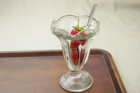 パフェグラス おしゃれ ガラス食器 アメリカ製 リビーファンテン Libbey 5314 厚手 サンデー デザート カフェ風 かわいい