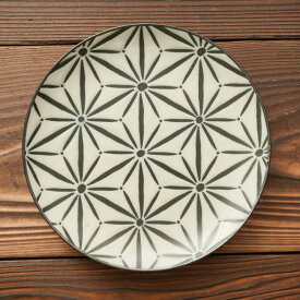 麻の葉 取り皿 16cm komon 小紋 小皿 銘々皿 和食器 日本製 美濃焼 和風 和柄 おしゃれ かわいい