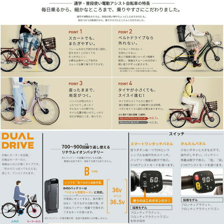 自転車 タイヤ 26インチと20インチ進む距離比較
