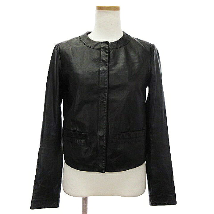 楽天市場】【中古】ヴィンス VINCE ラムレザージャケット 羊革 ノー 